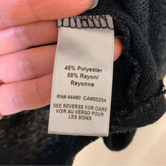 Material Girl Black, Blue, Grey Ombré Long Sleeve Cardigan - Picture 5 of 7